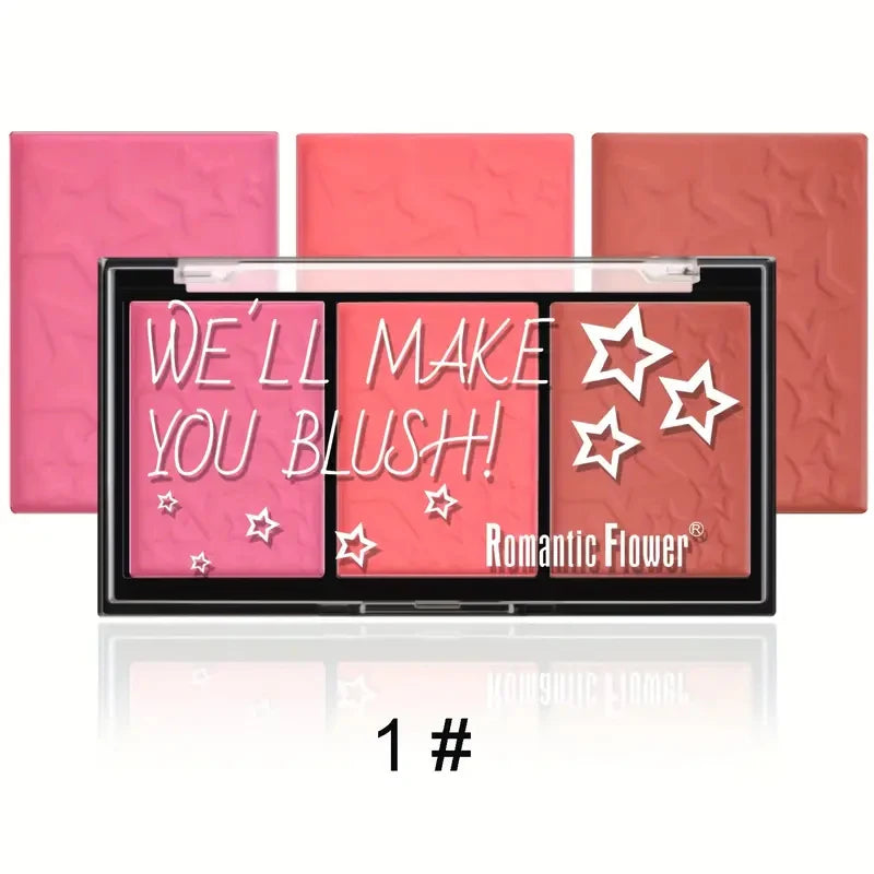 3-Shade Matte Blush Palette