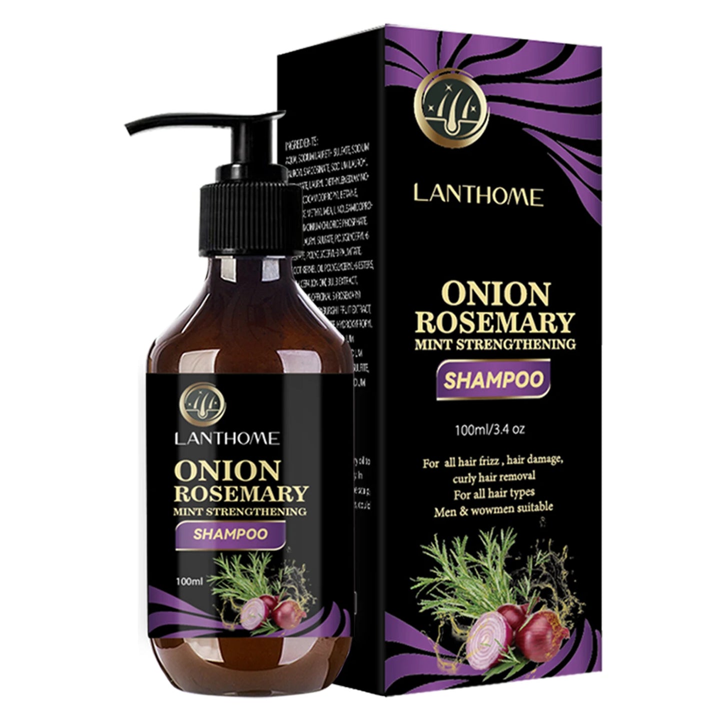 Rosemary Onion Mint  Shampoo & spray