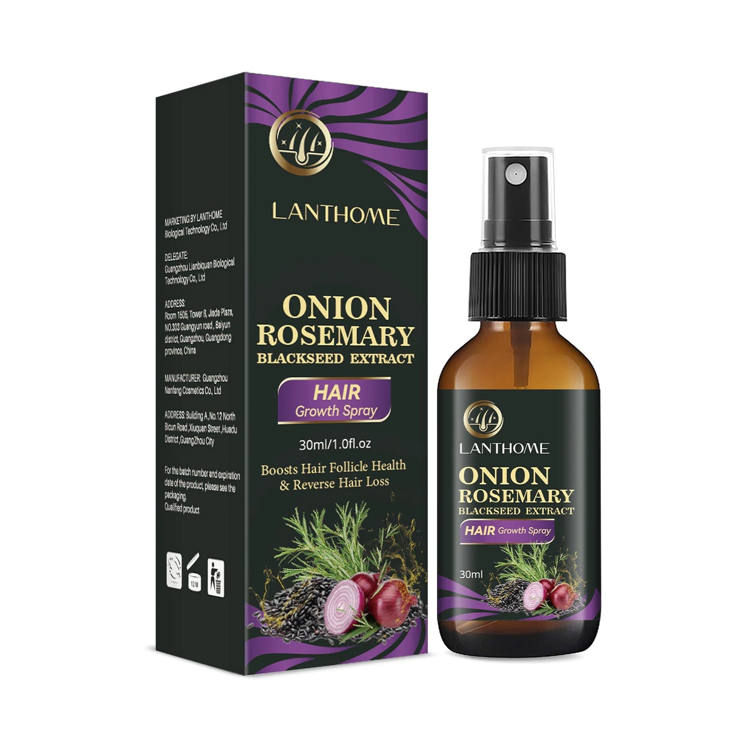 Rosemary Onion Mint  Shampoo & spray